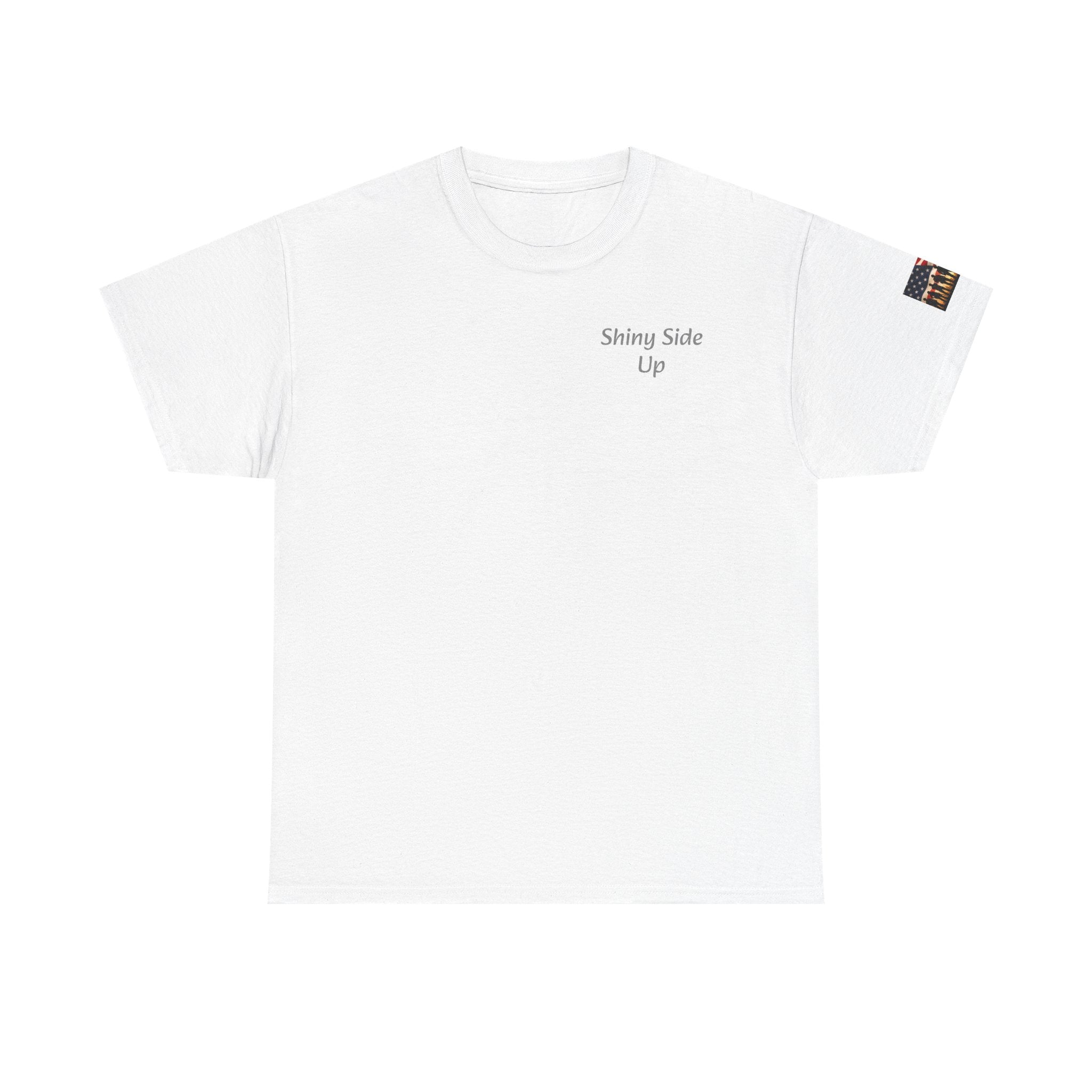 Road Legend Truck Tee — "Shiny Side Up" Graphic T‑Shirt for Truckers & Fans