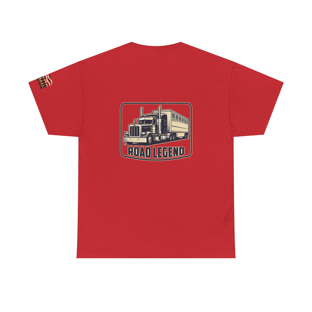 Road Legend Truck Tee — "Shiny Side Up" Graphic T‑Shirt for Truckers & Fans
