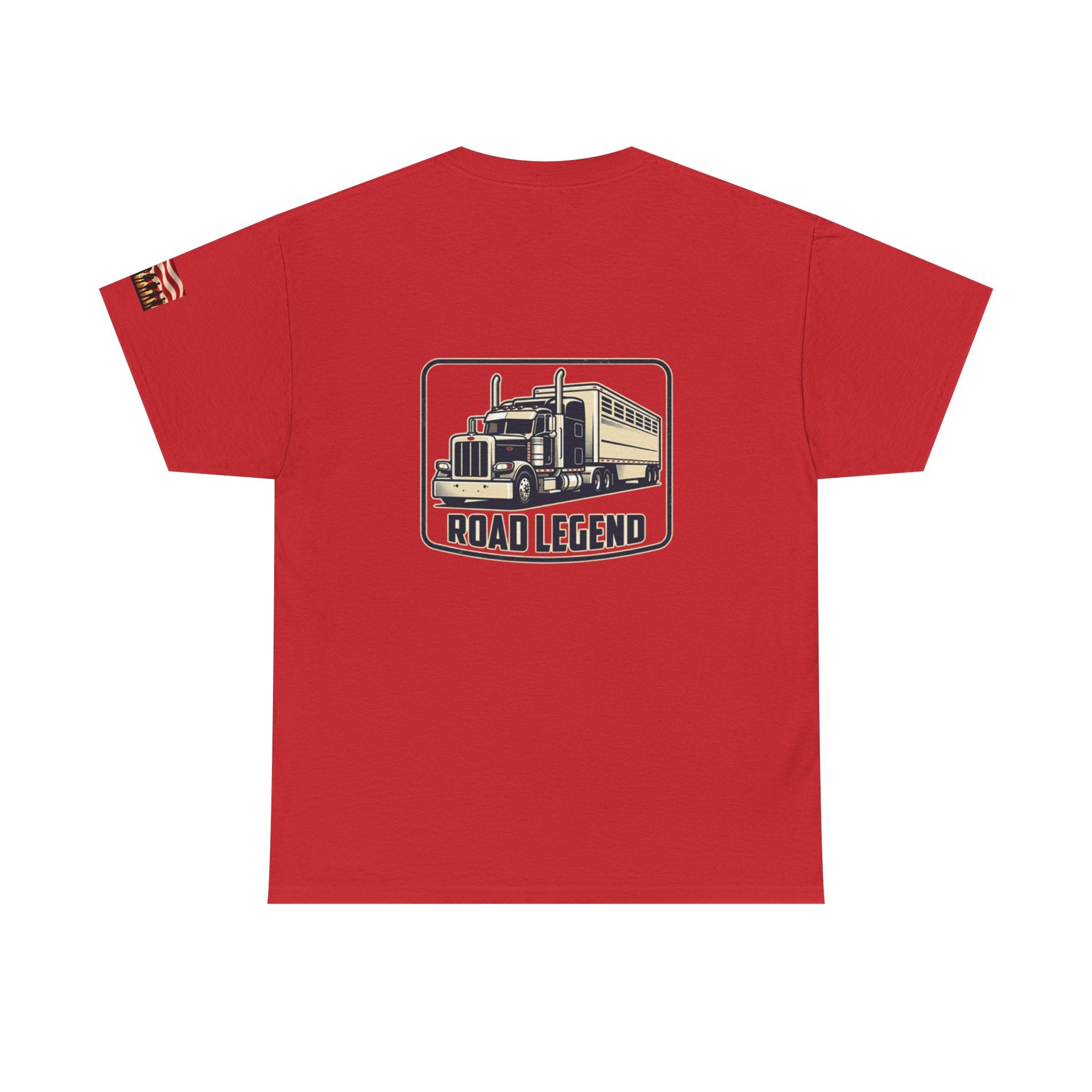 Road Legend Truck Tee — "Shiny Side Up" Graphic T‑Shirt for Truckers & Fans