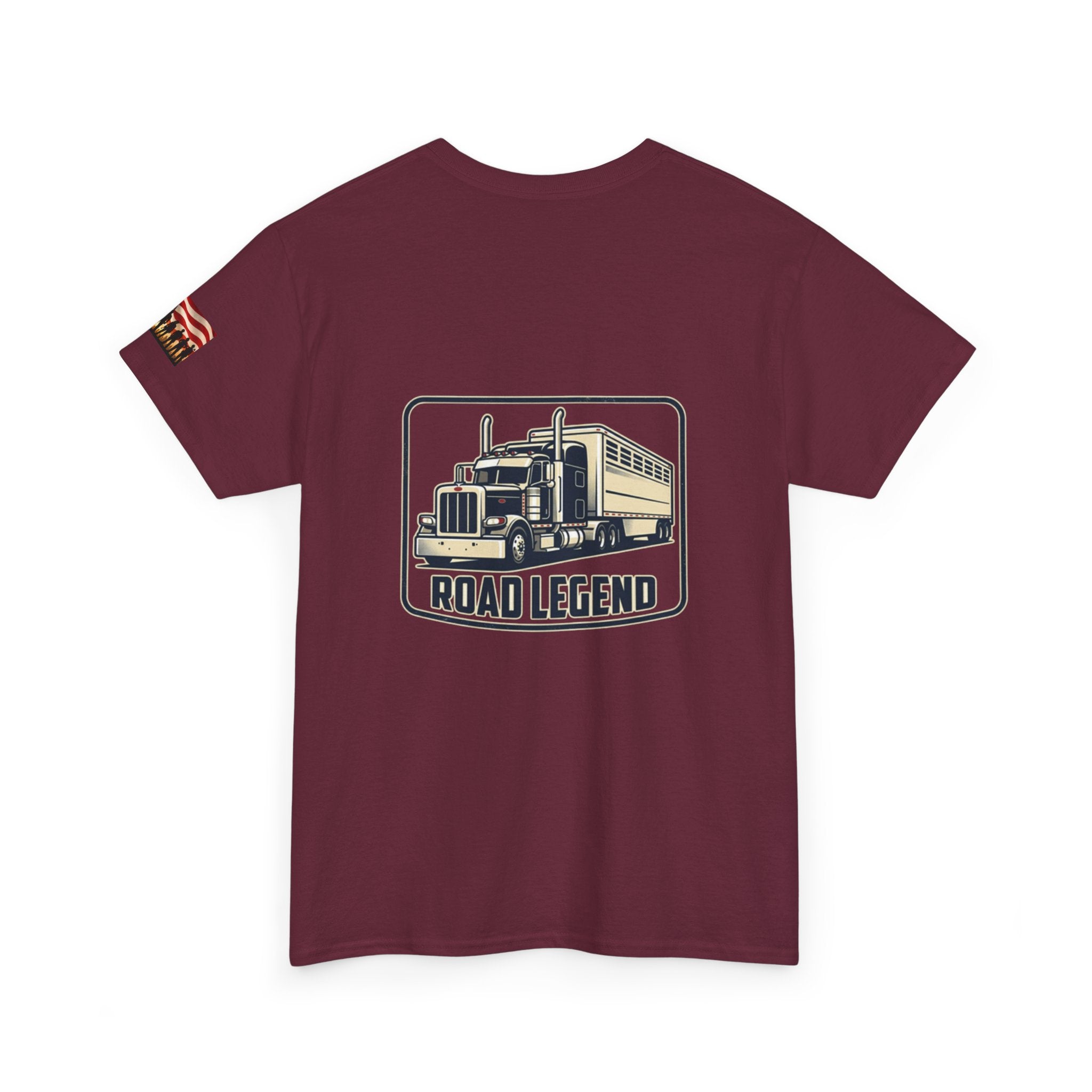Road Legend Truck Tee — "Shiny Side Up" Graphic T‑Shirt for Truckers & Fans