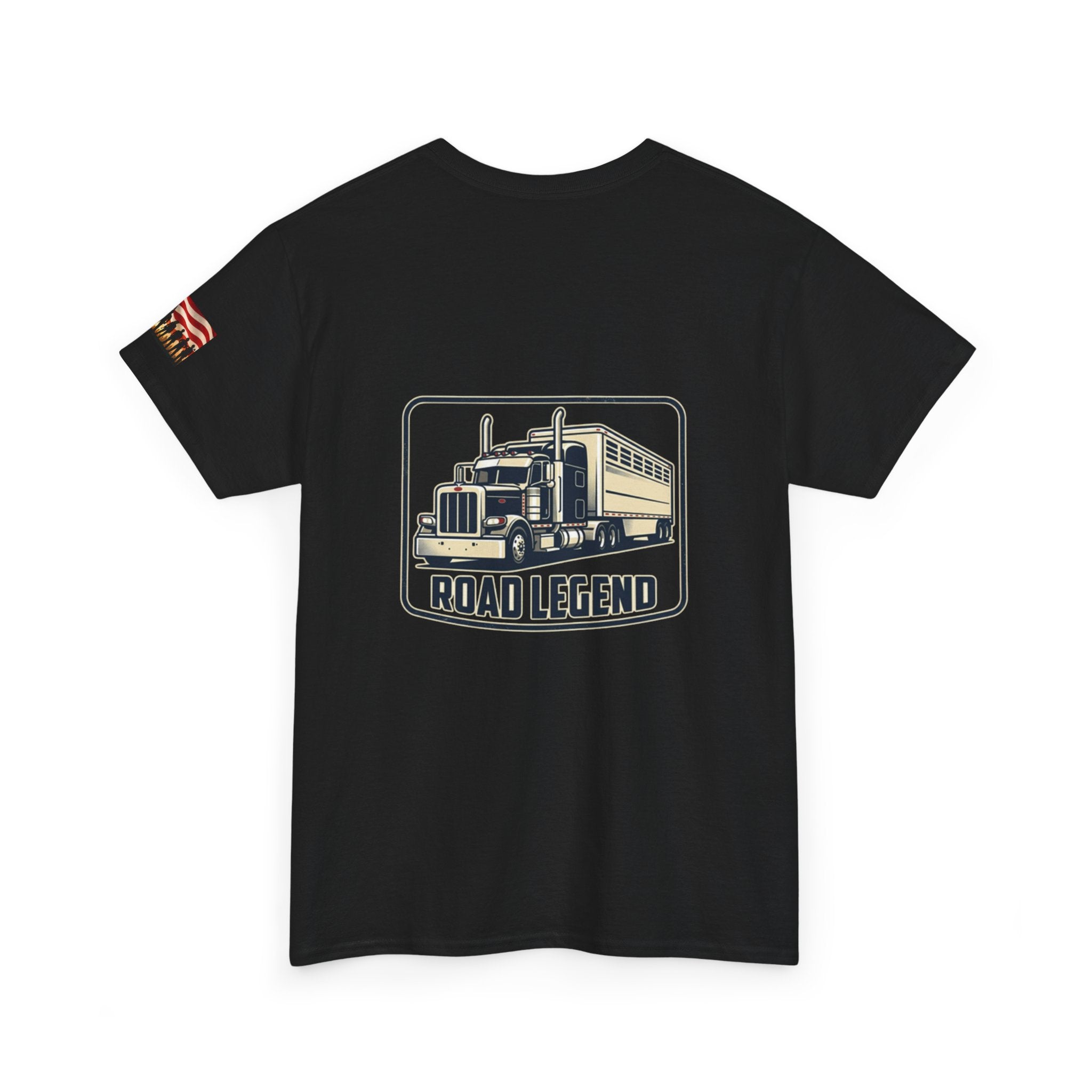 Road Legend Truck Tee — "Shiny Side Up" Graphic T‑Shirt for Truckers & Fans