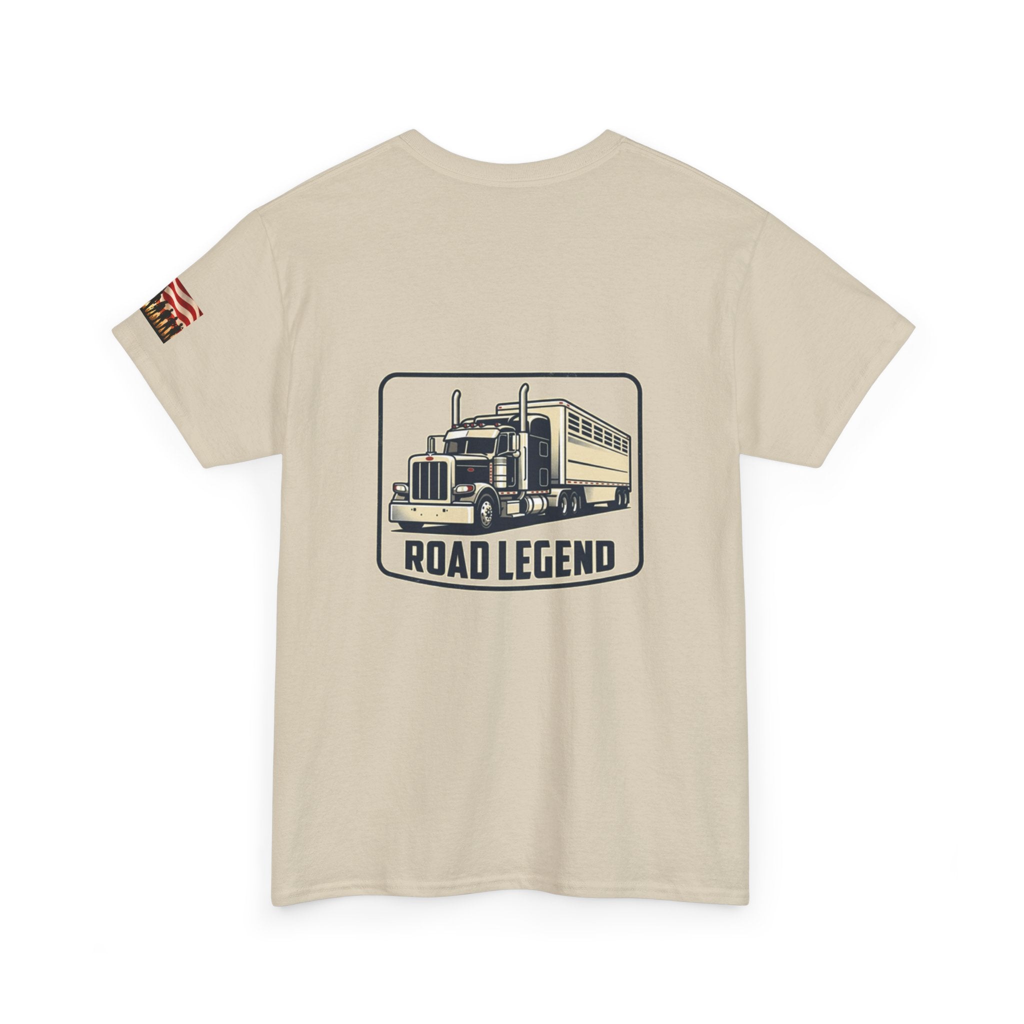 Road Legend Truck Tee — "Shiny Side Up" Graphic T‑Shirt for Truckers & Fans
