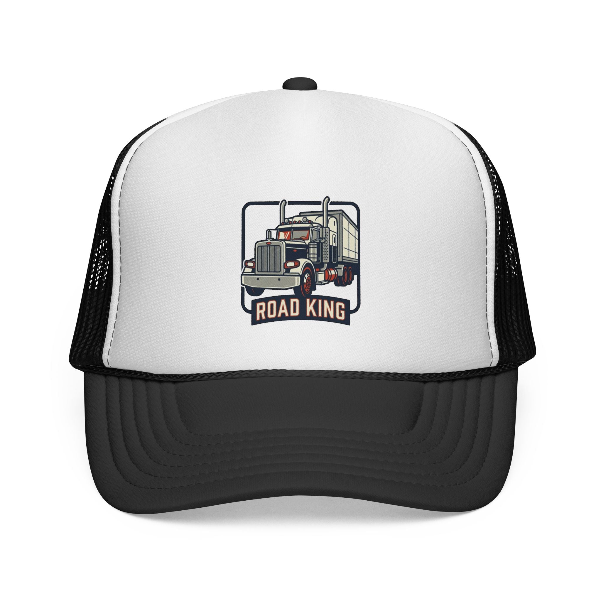 Road King Trucker Hat — Vintage Semi Truck Cap for Truckers & Auto Enthusiasts