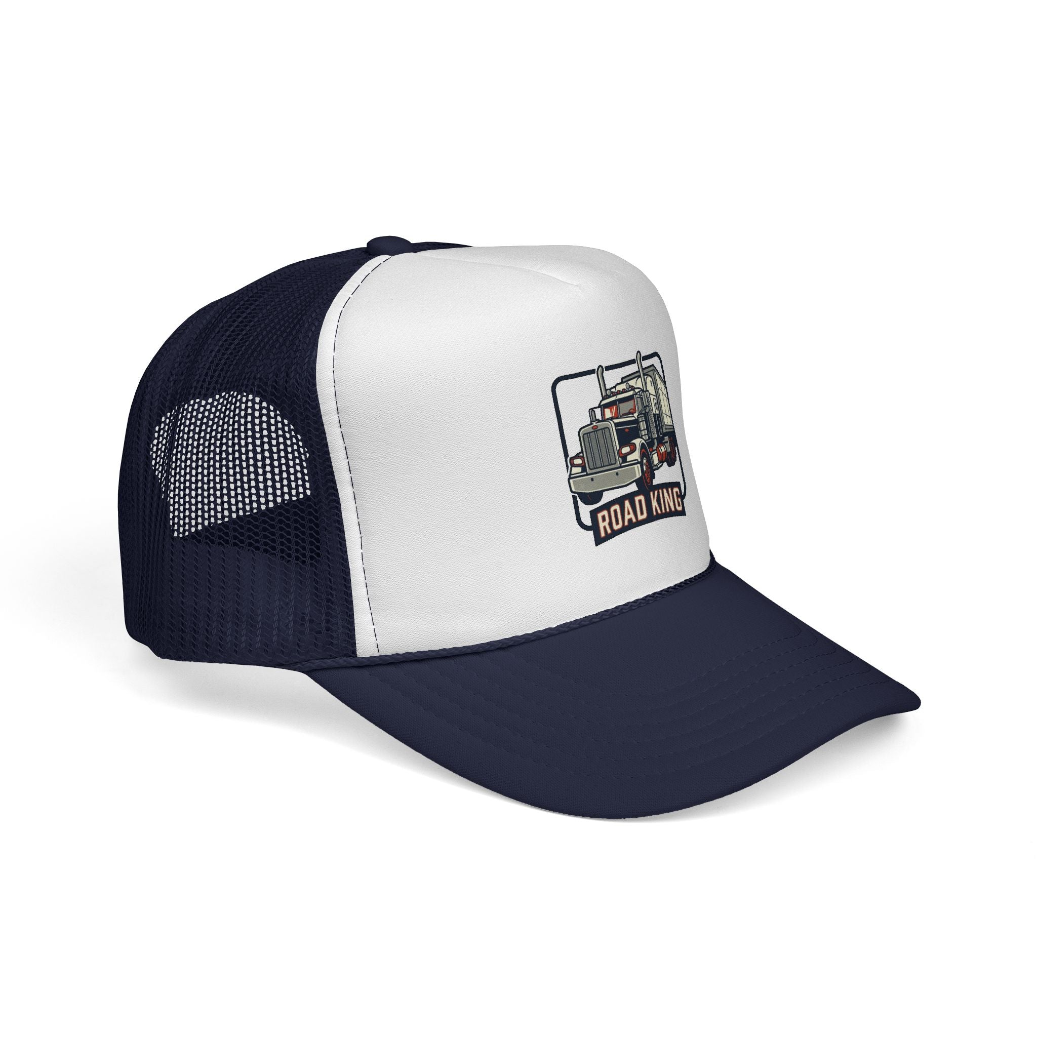 Road King Trucker Hat — Vintage Semi Truck Cap for Truckers & Auto Enthusiasts