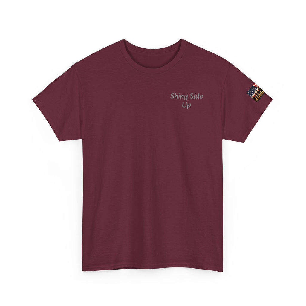 Road Legend Truck Tee — "Shiny Side Up" Graphic T‑Shirt for Truckers & Fans