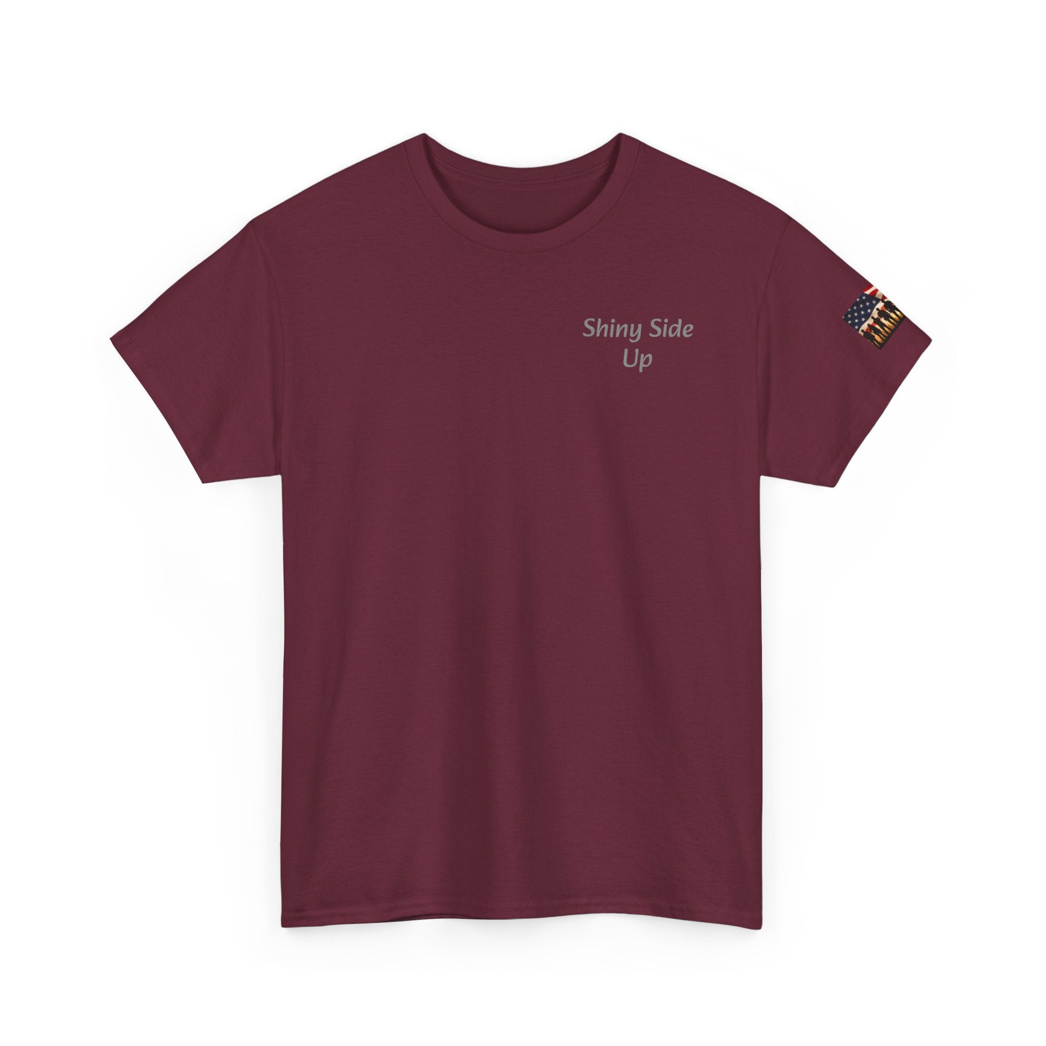 Road Legend Truck Tee — "Shiny Side Up" Graphic T‑Shirt for Truckers & Fans
