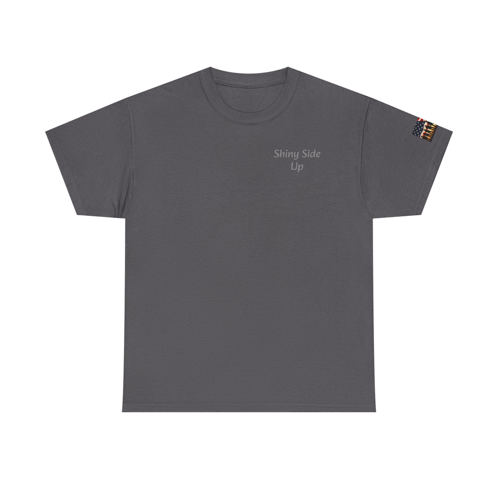 Road Legend Truck Tee — "Shiny Side Up" Graphic T‑Shirt for Truckers & Fans