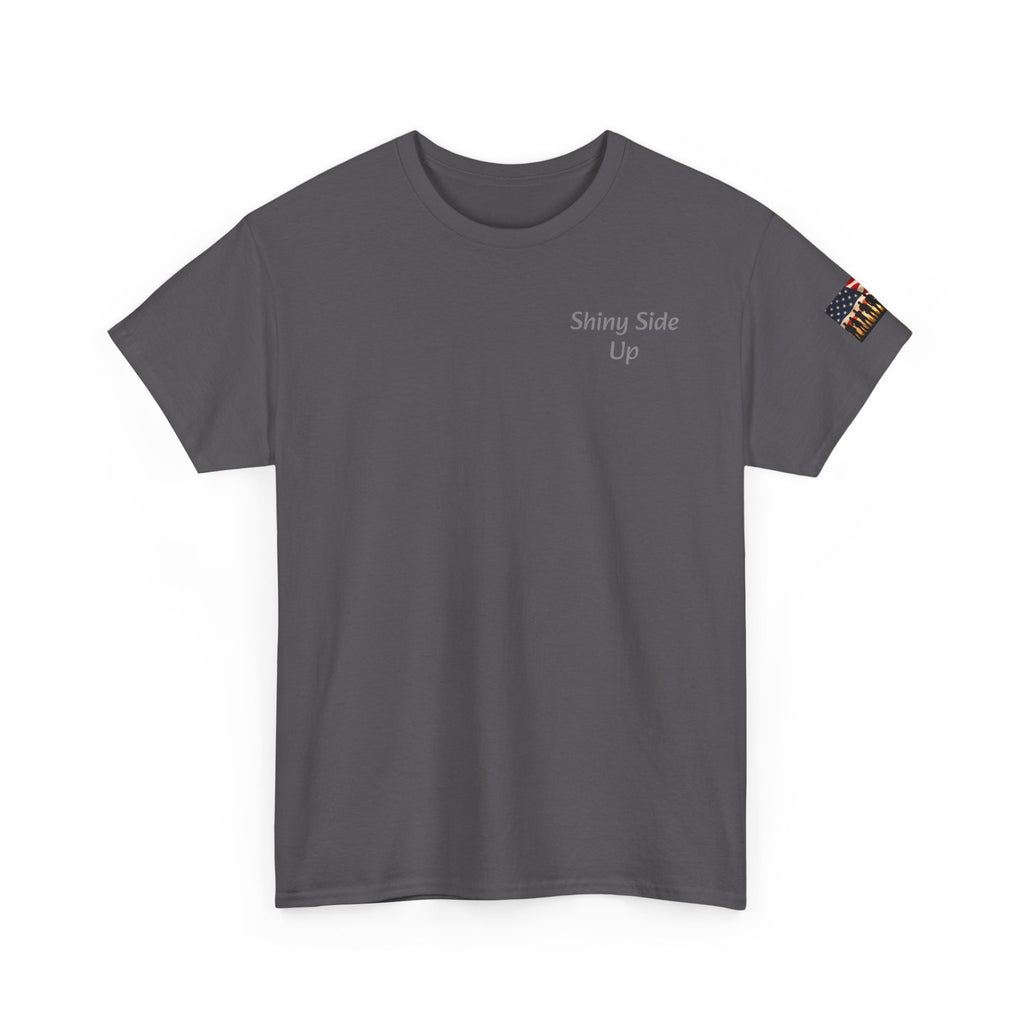 Road Legend Truck Tee — "Shiny Side Up" Graphic T‑Shirt for Truckers & Fans
