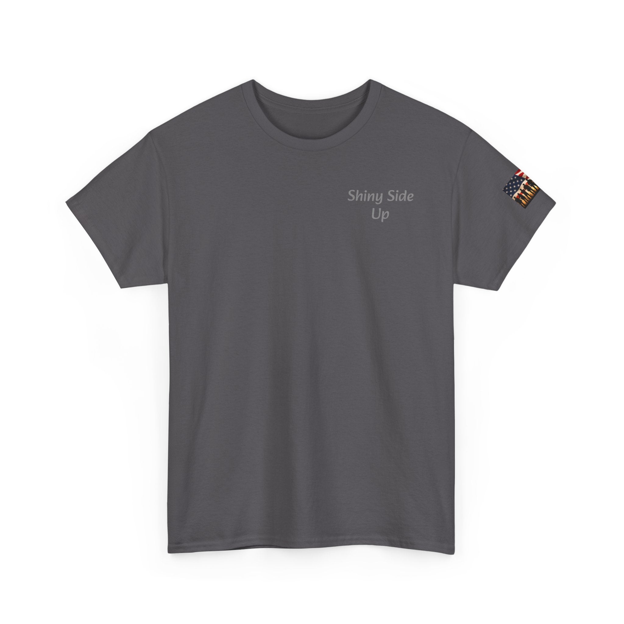 Road Legend Truck Tee — "Shiny Side Up" Graphic T‑Shirt for Truckers & Fans
