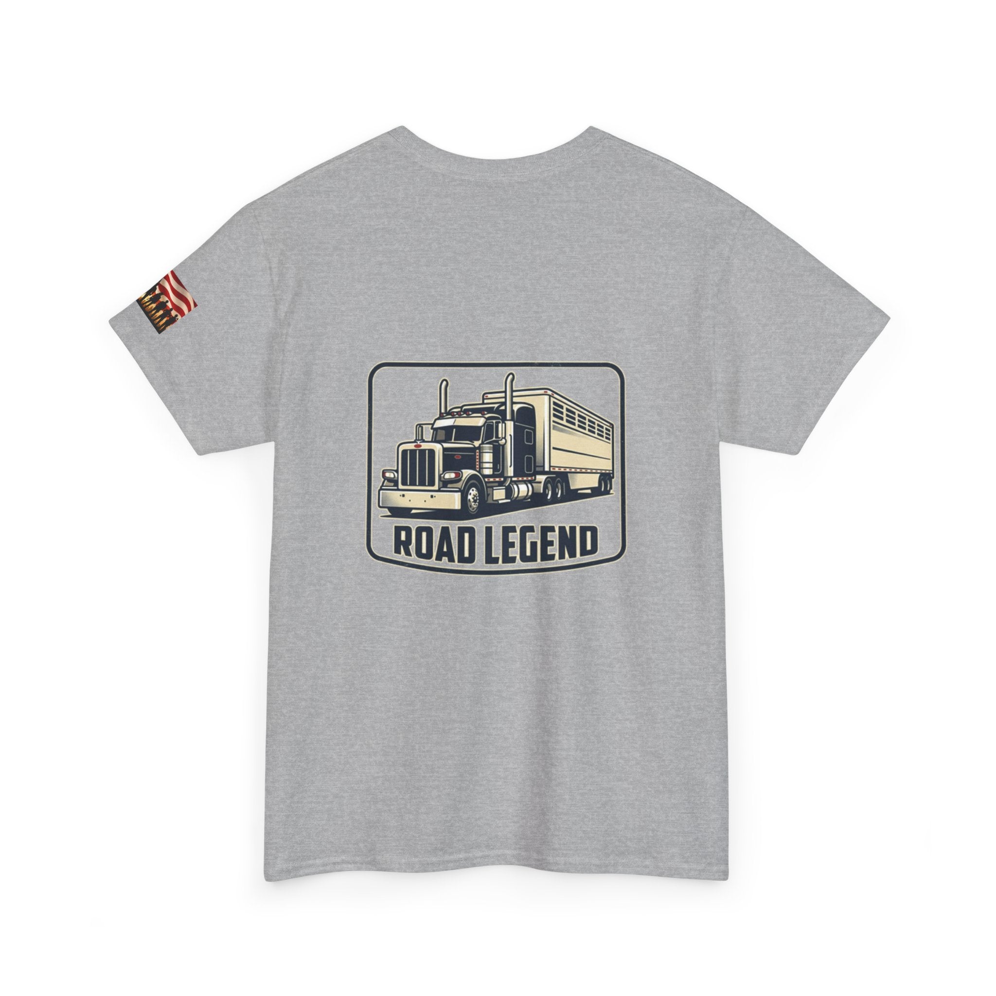 Road Legend Truck Tee — "Shiny Side Up" Graphic T‑Shirt for Truckers & Fans