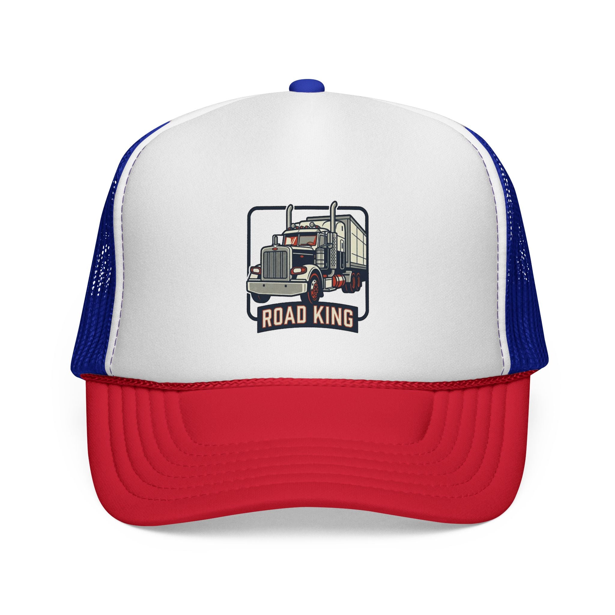 Road King Trucker Hat — Vintage Semi Truck Cap for Truckers & Auto Enthusiasts