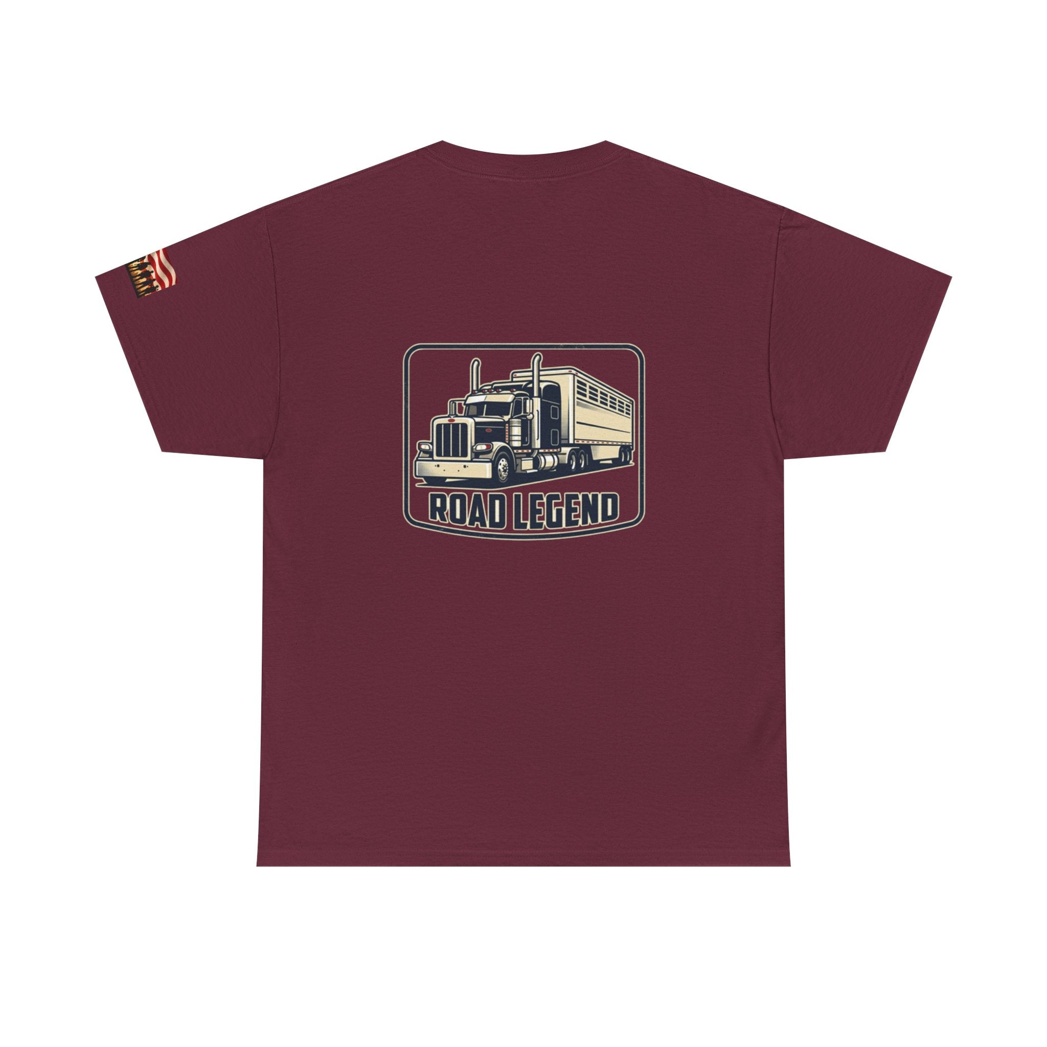 Road Legend Truck Tee — "Shiny Side Up" Graphic T‑Shirt for Truckers & Fans
