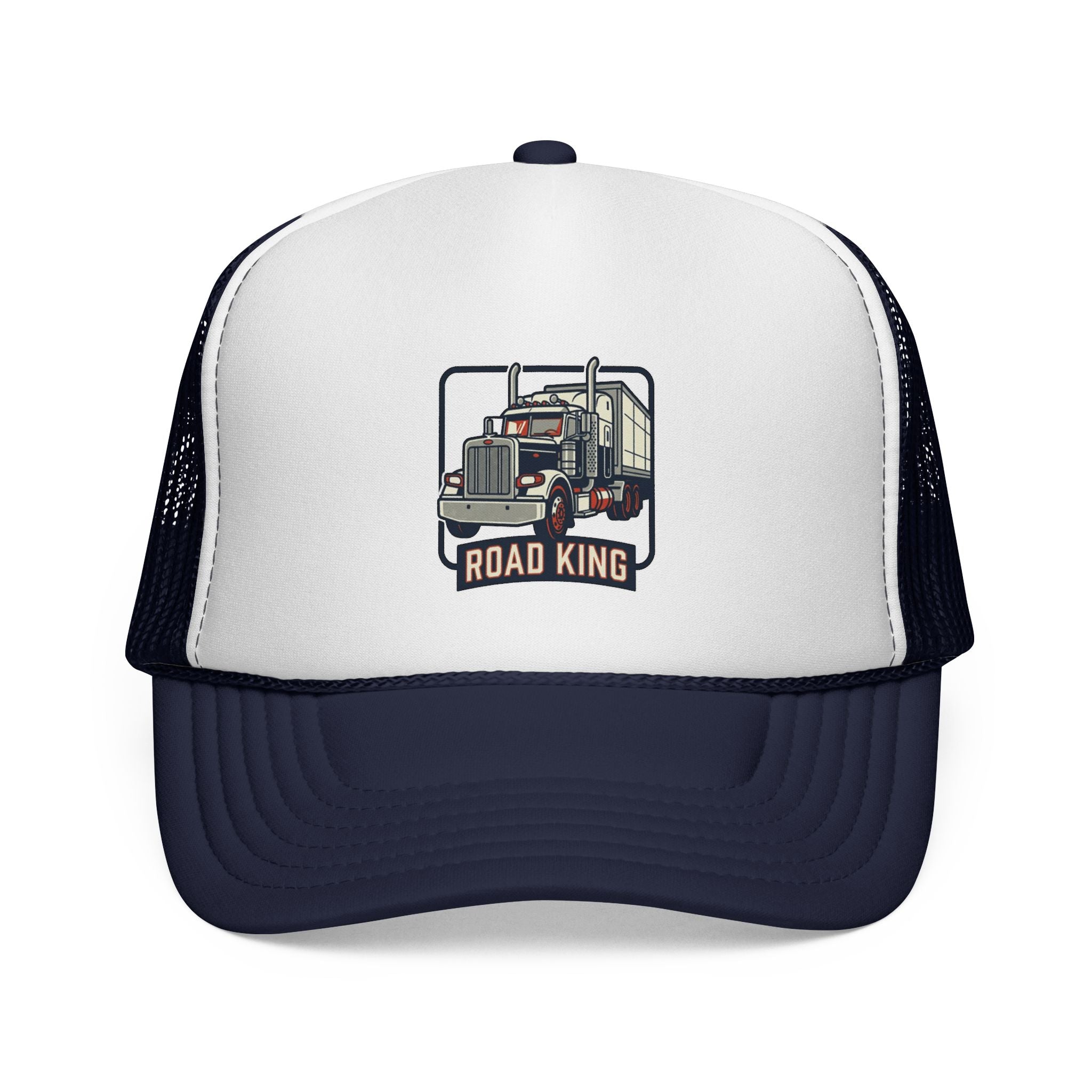 Road King Trucker Hat — Vintage Semi Truck Cap for Truckers & Auto Enthusiasts