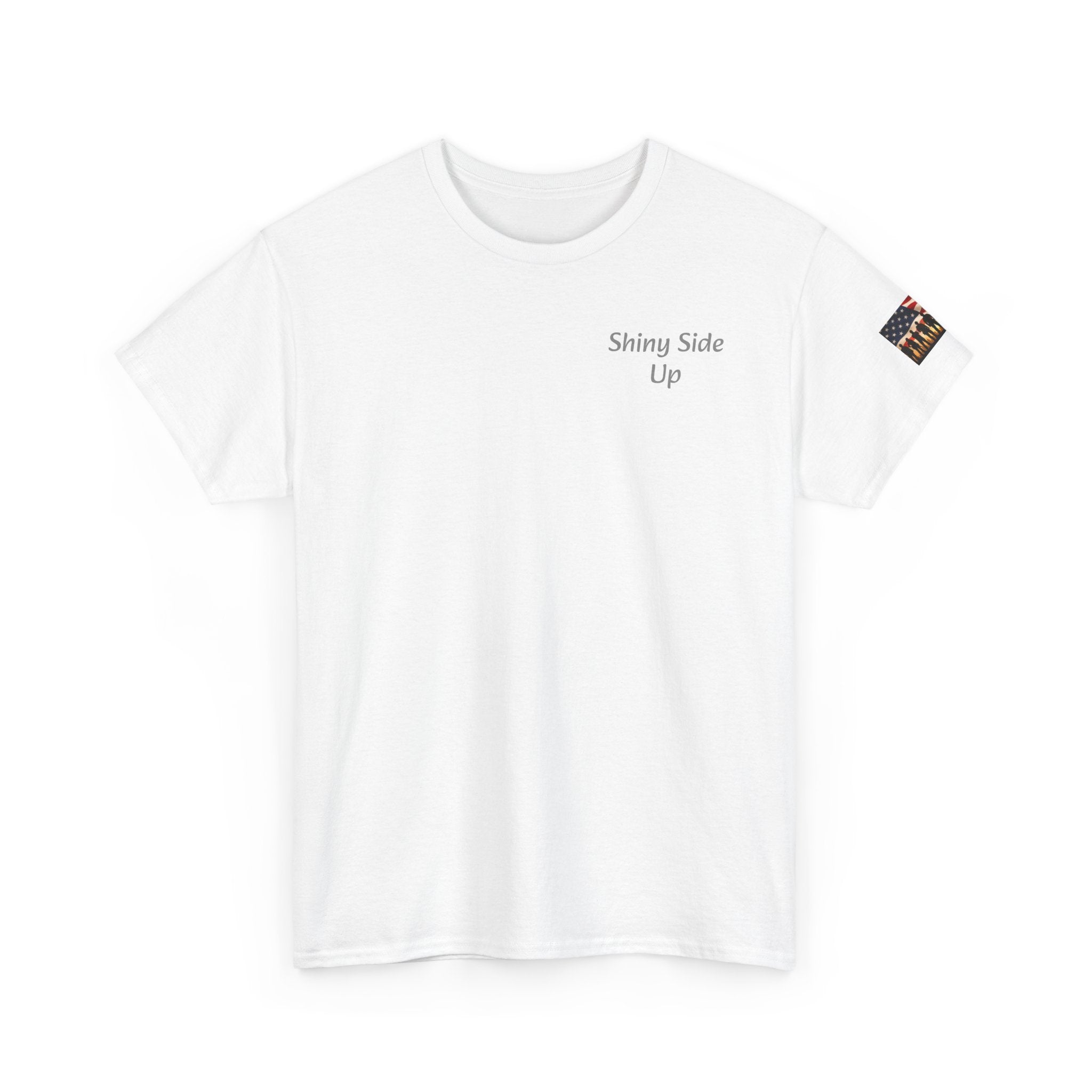 Road Legend Truck Tee — "Shiny Side Up" Graphic T‑Shirt for Truckers & Fans