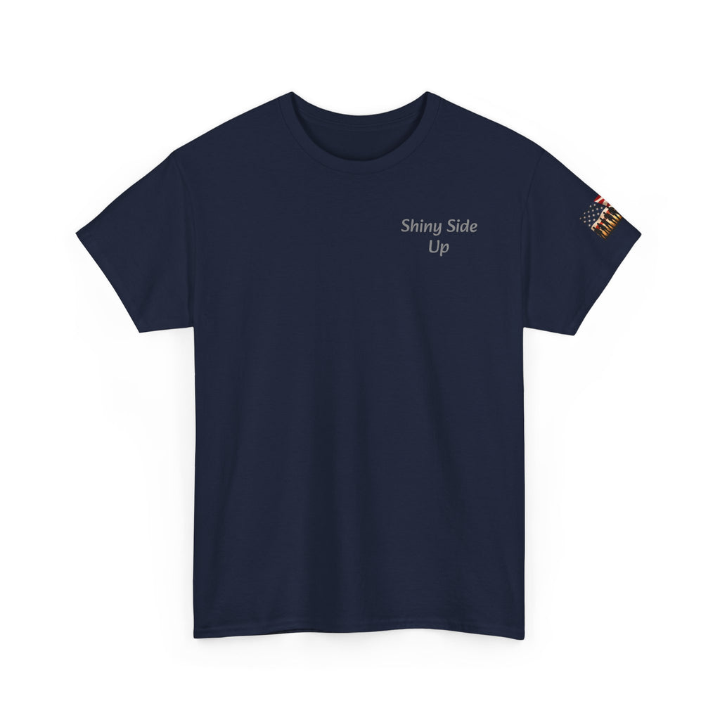 Road Legend Truck Tee — "Shiny Side Up" Graphic T‑Shirt for Truckers & Fans