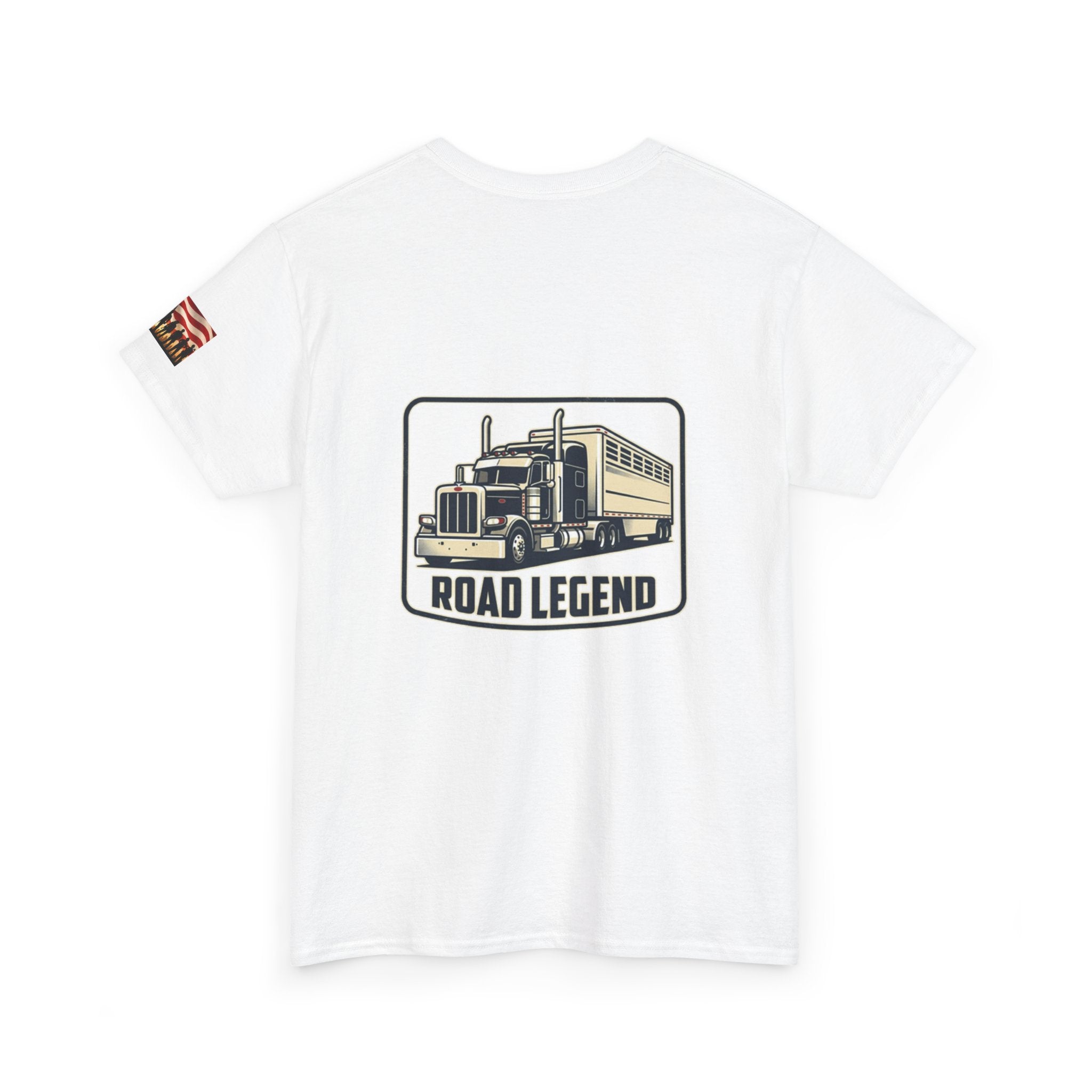 Road Legend Truck Tee — "Shiny Side Up" Graphic T‑Shirt for Truckers & Fans