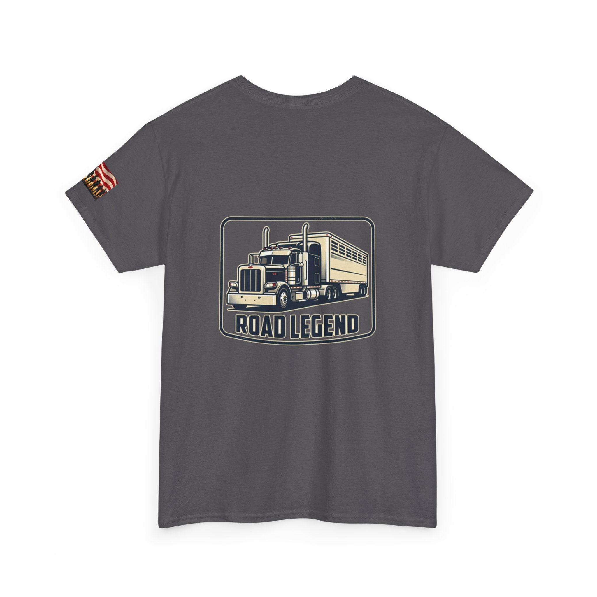 Road Legend Truck Tee — "Shiny Side Up" Graphic T‑Shirt for Truckers & Fans