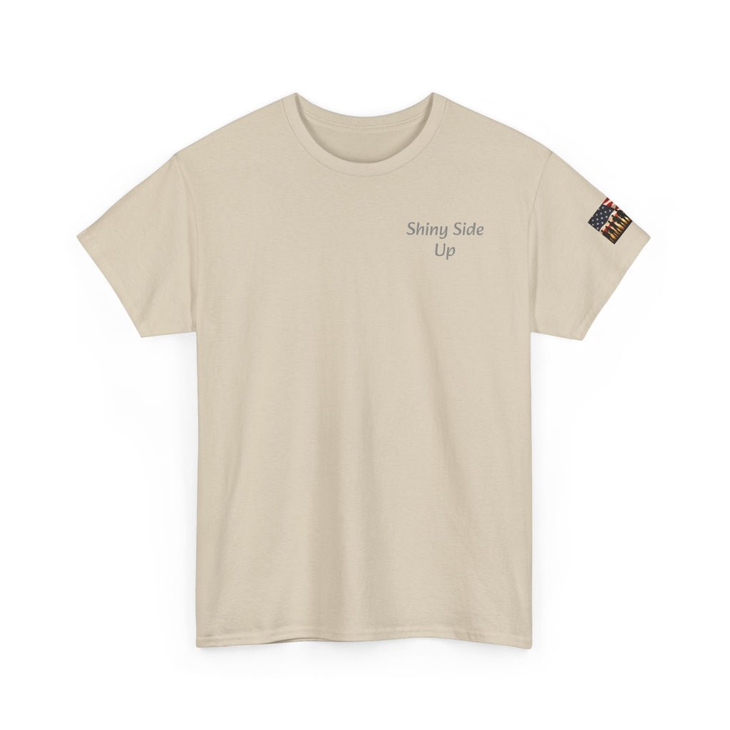 Road Legend Truck Tee — "Shiny Side Up" Graphic T‑Shirt for Truckers & Fans