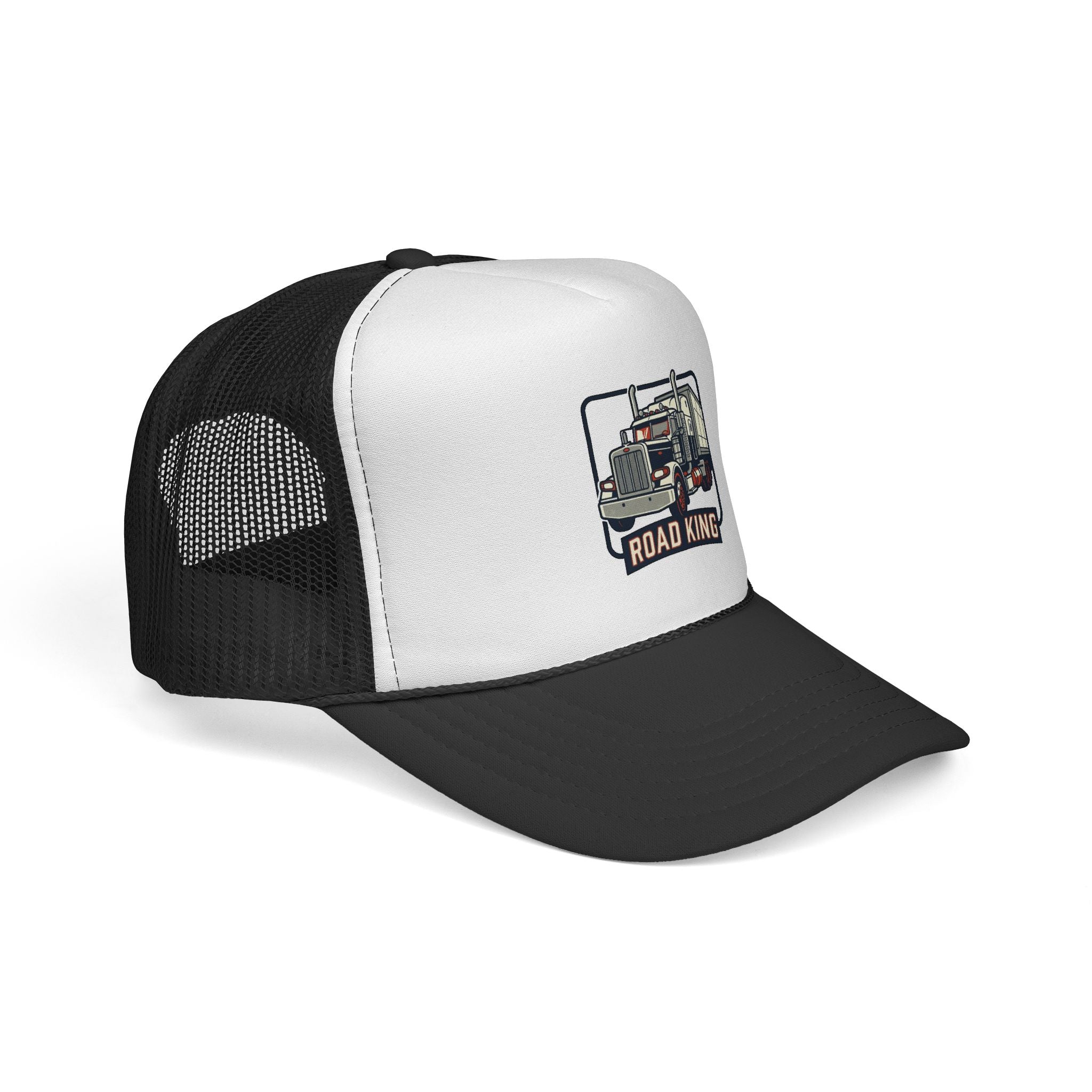 Road King Trucker Hat — Vintage Semi Truck Cap for Truckers & Auto Enthusiasts
