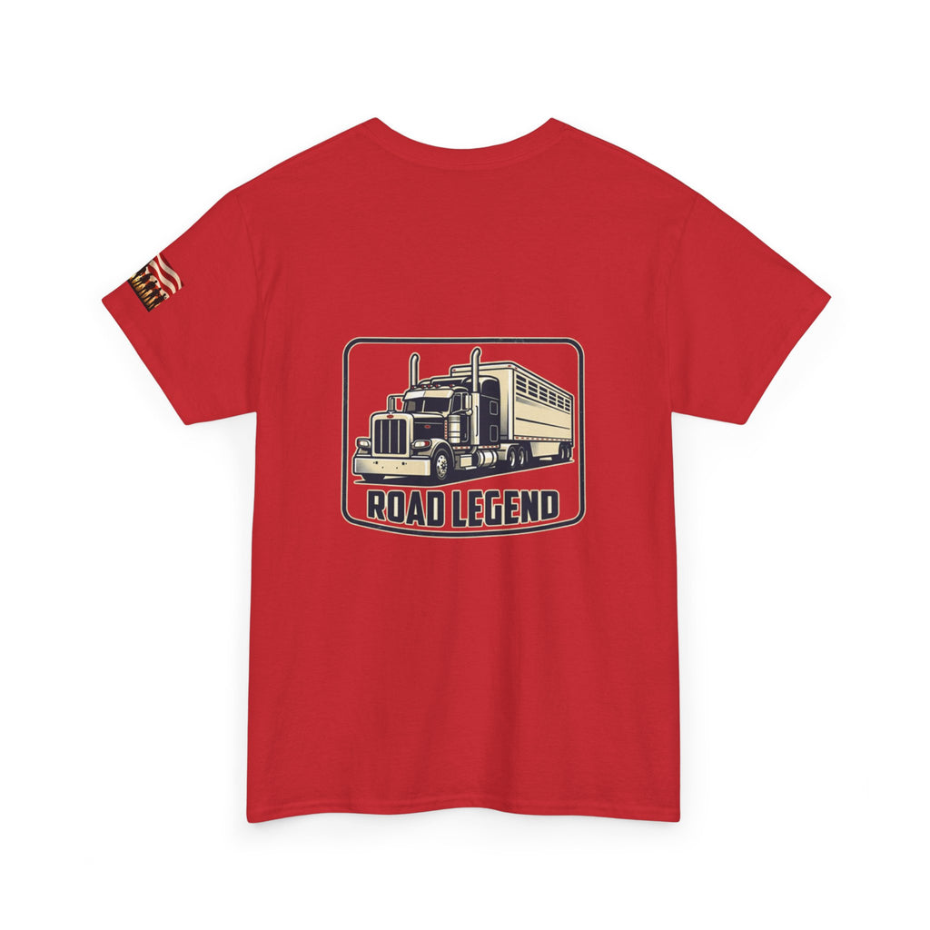 Road Legend Truck Tee — "Shiny Side Up" Graphic T‑Shirt for Truckers & Fans