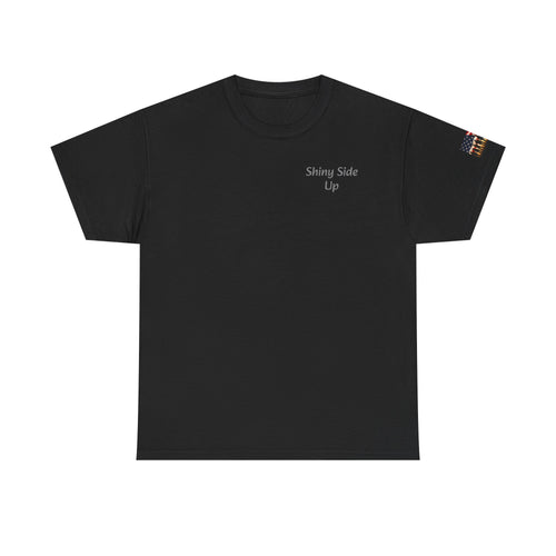 Road Legend Truck Tee — "Shiny Side Up" Graphic T‑Shirt for Truckers & Fans