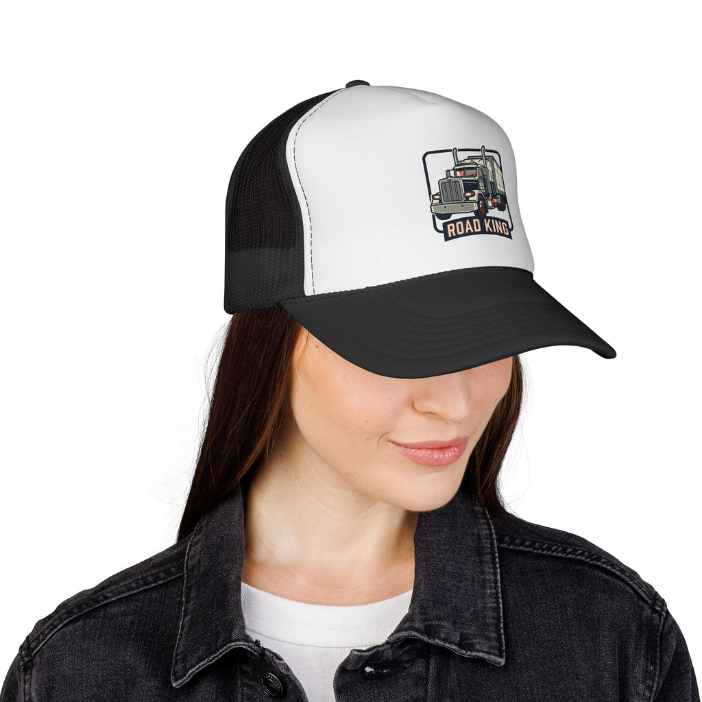 Road King Trucker Hat — Vintage Semi Truck Cap for Truckers & Auto Enthusiasts