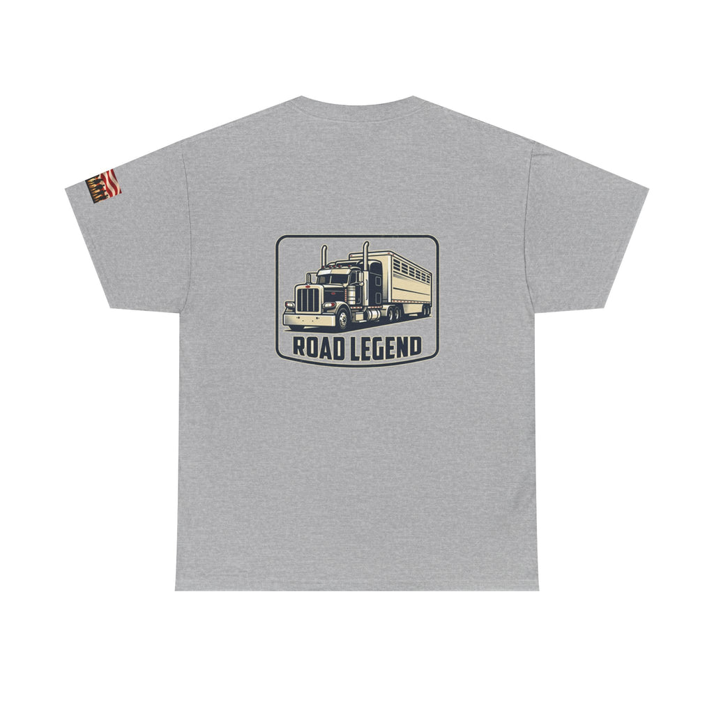 Road Legend Truck Tee — "Shiny Side Up" Graphic T‑Shirt for Truckers & Fans