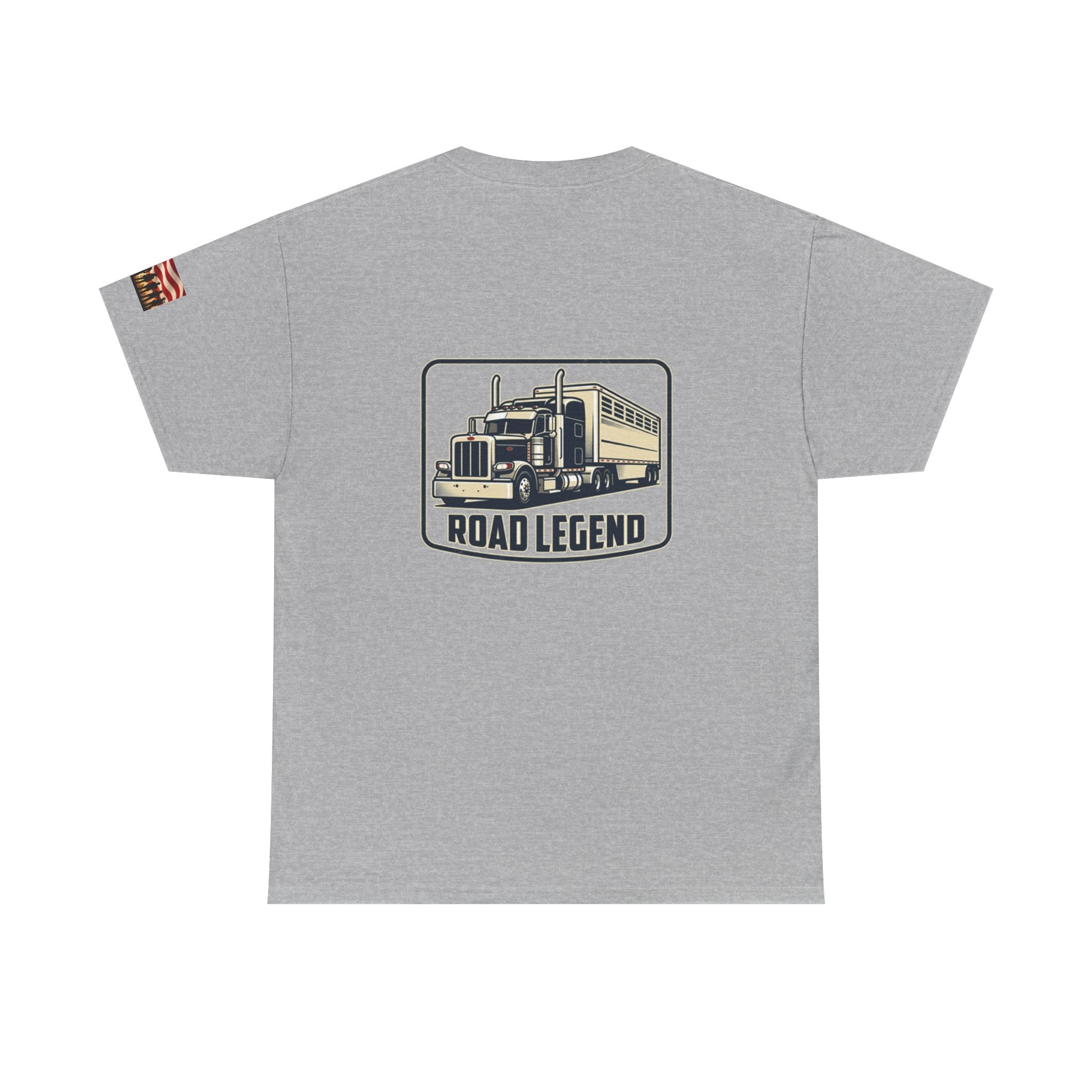 Road Legend Truck Tee — "Shiny Side Up" Graphic T‑Shirt for Truckers & Fans