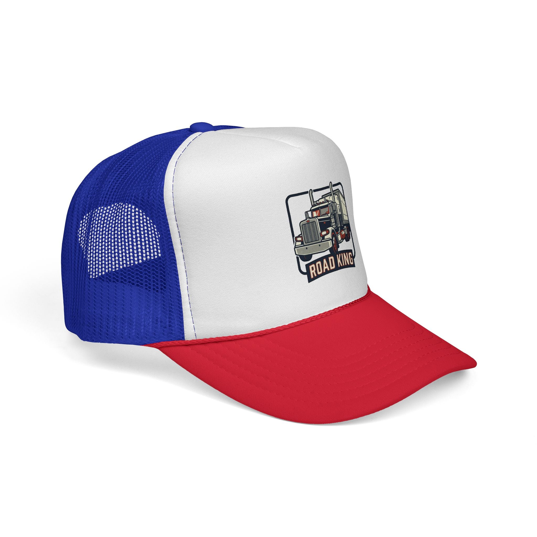Road King Trucker Hat — Vintage Semi Truck Cap for Truckers & Auto Enthusiasts
